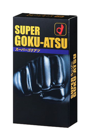 Okamoto  super GOKU ATSL  black condom  12-piecs