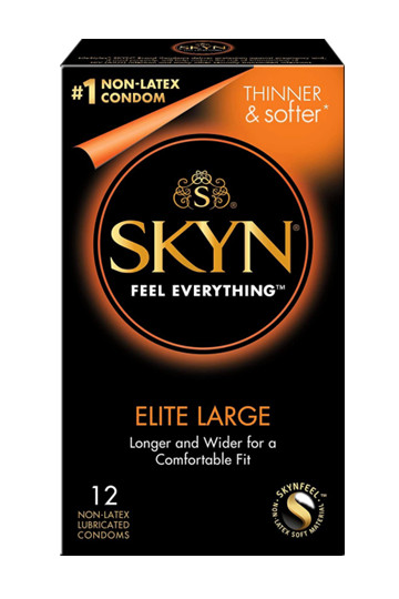 Skyn   LARGE  no -late condom  12-pices