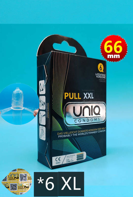 UNIQ  pull pod  66mm   Boxed 6 PCs