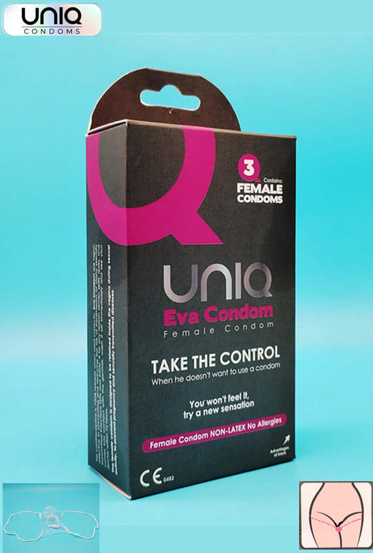 UNIQ  Female condom EVA 3PCs